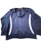 Vintage grey Umbro men's hoodie polyester jacket in L| L 27 W 22|SKU 3861