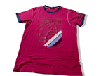 Vintage men's Saviola JPS italia red graphics tees in XL|L26 W18| SKU 4125