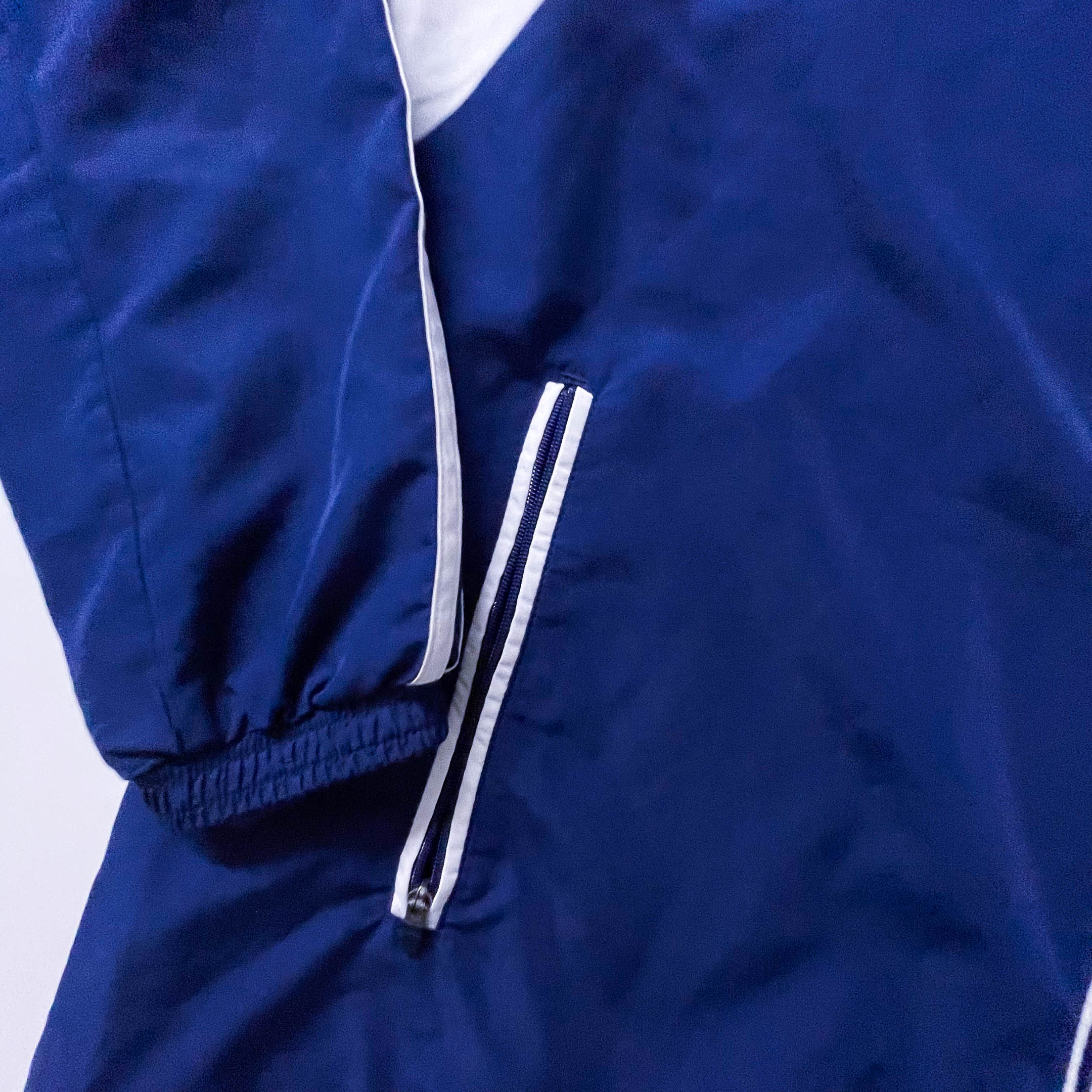 Vintage Adidas Tus Wattweiler Navy full zip track top in L|L29 W22|SKU 3869