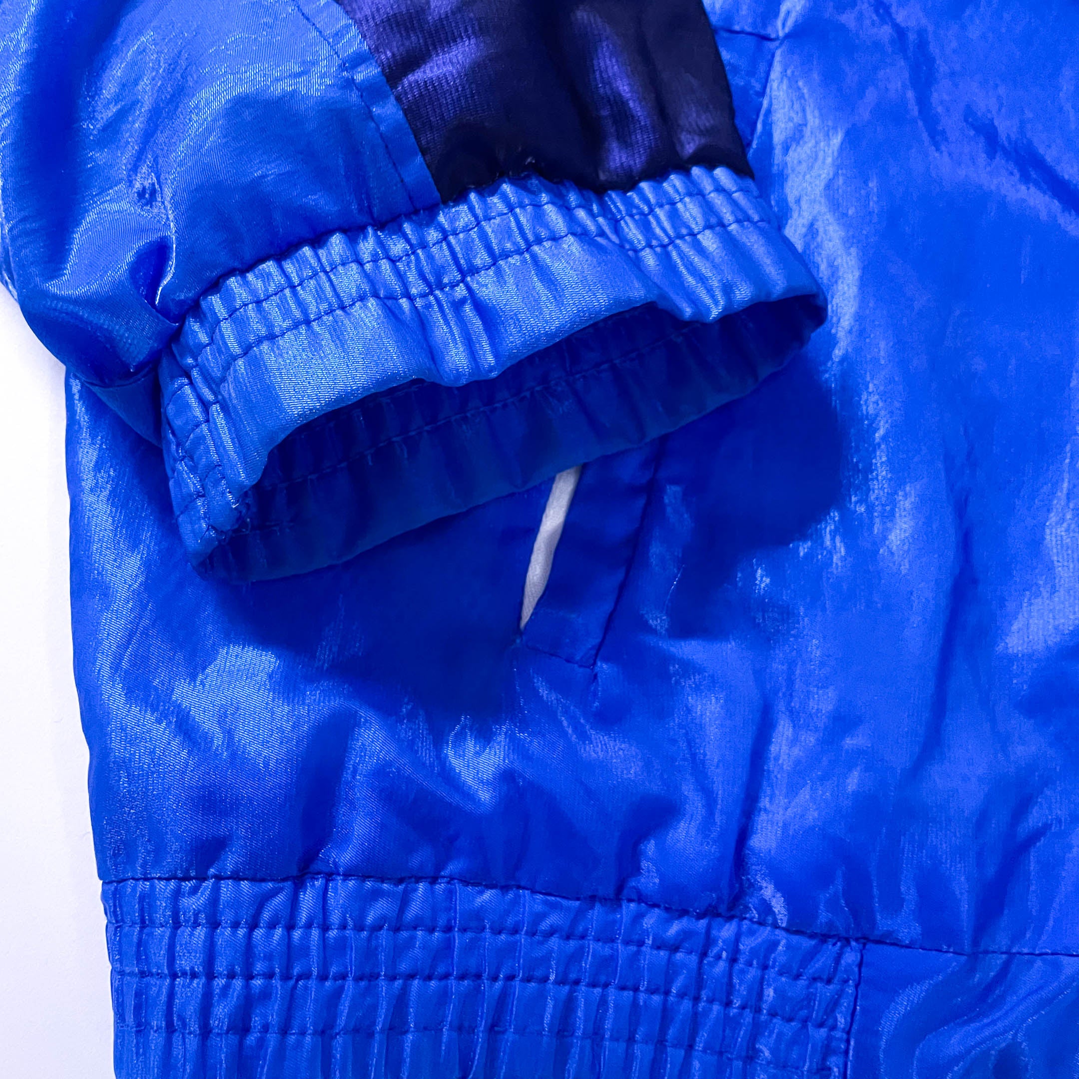 Vintage Opel blue colorblock full zip track top in M|L30 W27|SKU 3870