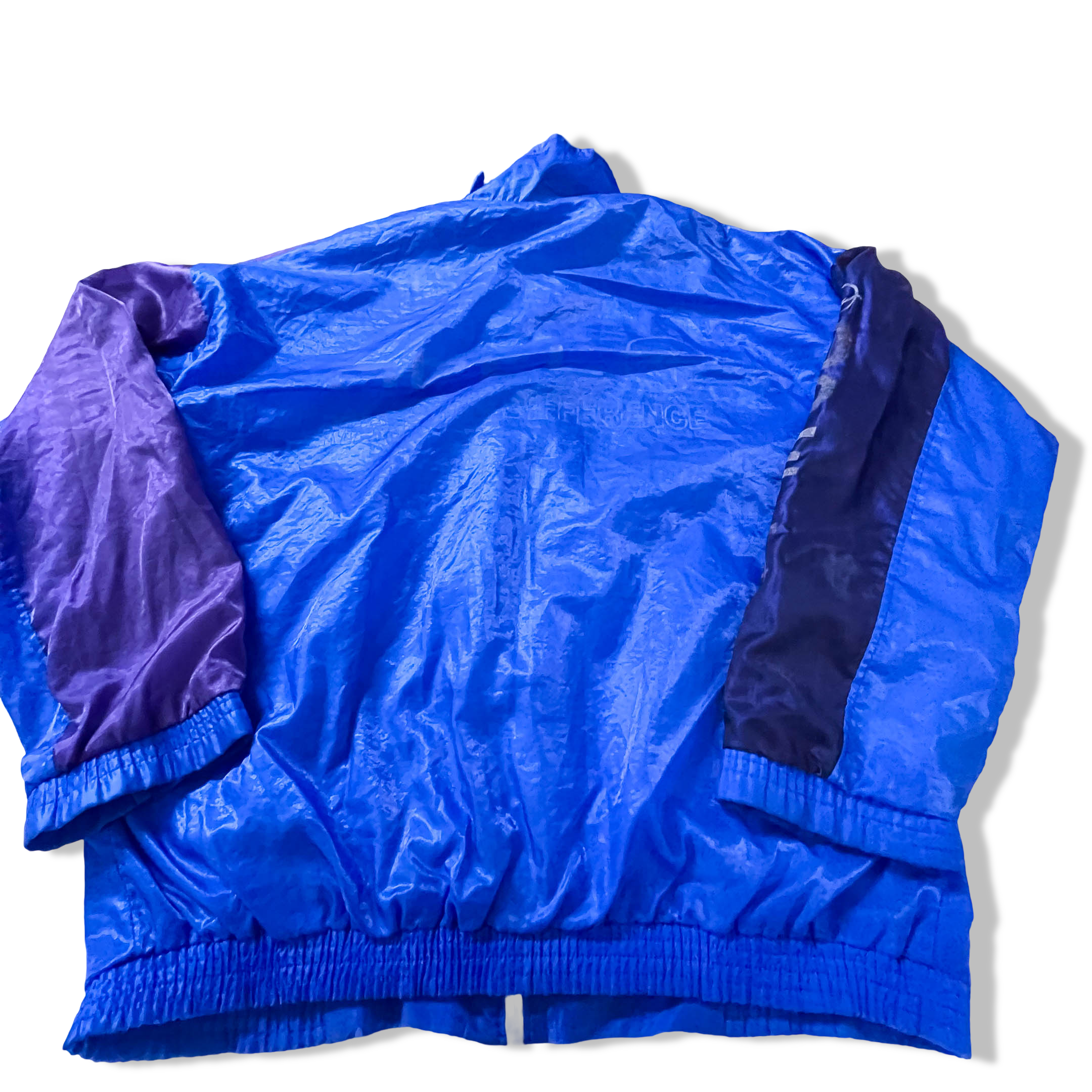 Vintage Opel blue colorblock full zip track top in M|L30 W27|SKU 3870