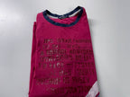 Vintage men's Saviola JPS italia red graphics tees in XL|L26 W18| SKU 4125