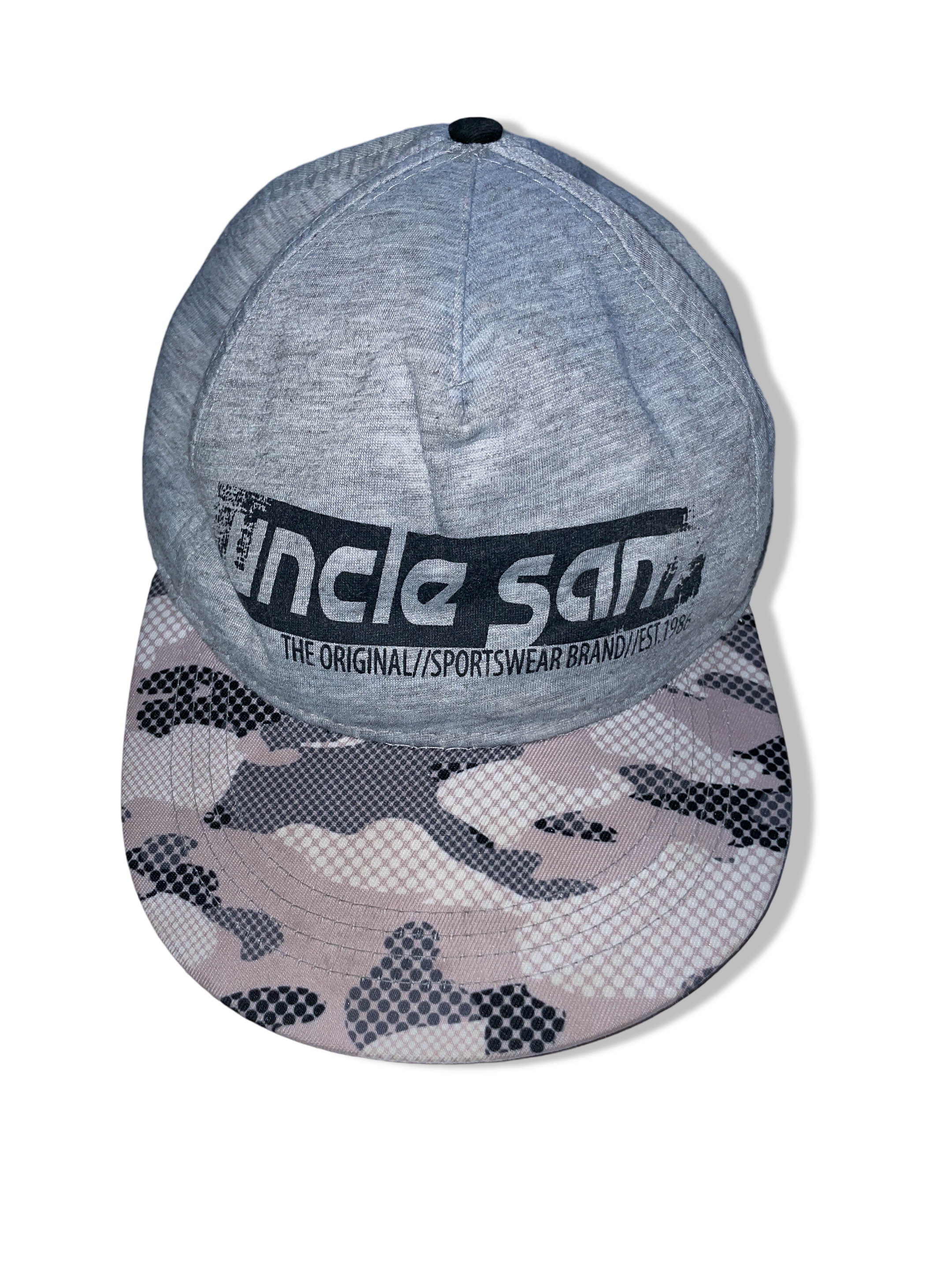 Vintage Uncle Sam original grey camoflage baseball cap | SKU 4954