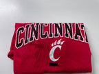 Vintage Men's Champion authentic Cincinnati graphics red tees in L|L29 W19|SKU 4126