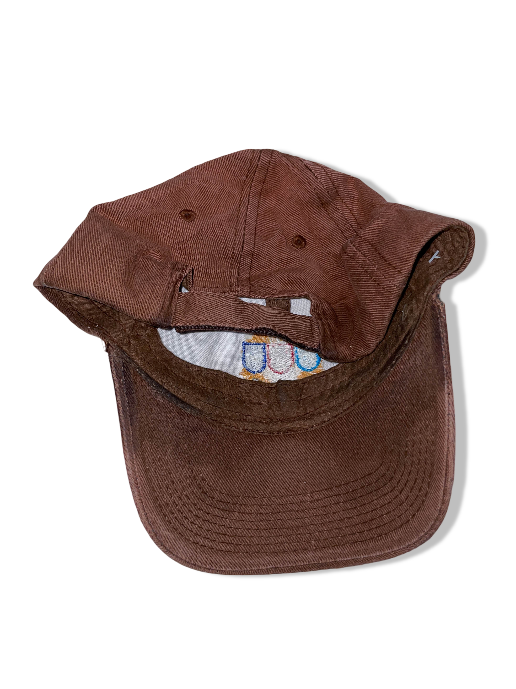 Vintage men's royal coat crest brown baseball cap| SKU 4955