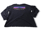 Vintage Men's Angel fire new Mexico Graphics black long sleeve tees in L|L29 W22|SKU 4127