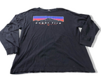 Vintage Men's Angel fire new Mexico Graphics black long sleeve tees in L|L29 W22|SKU 4127