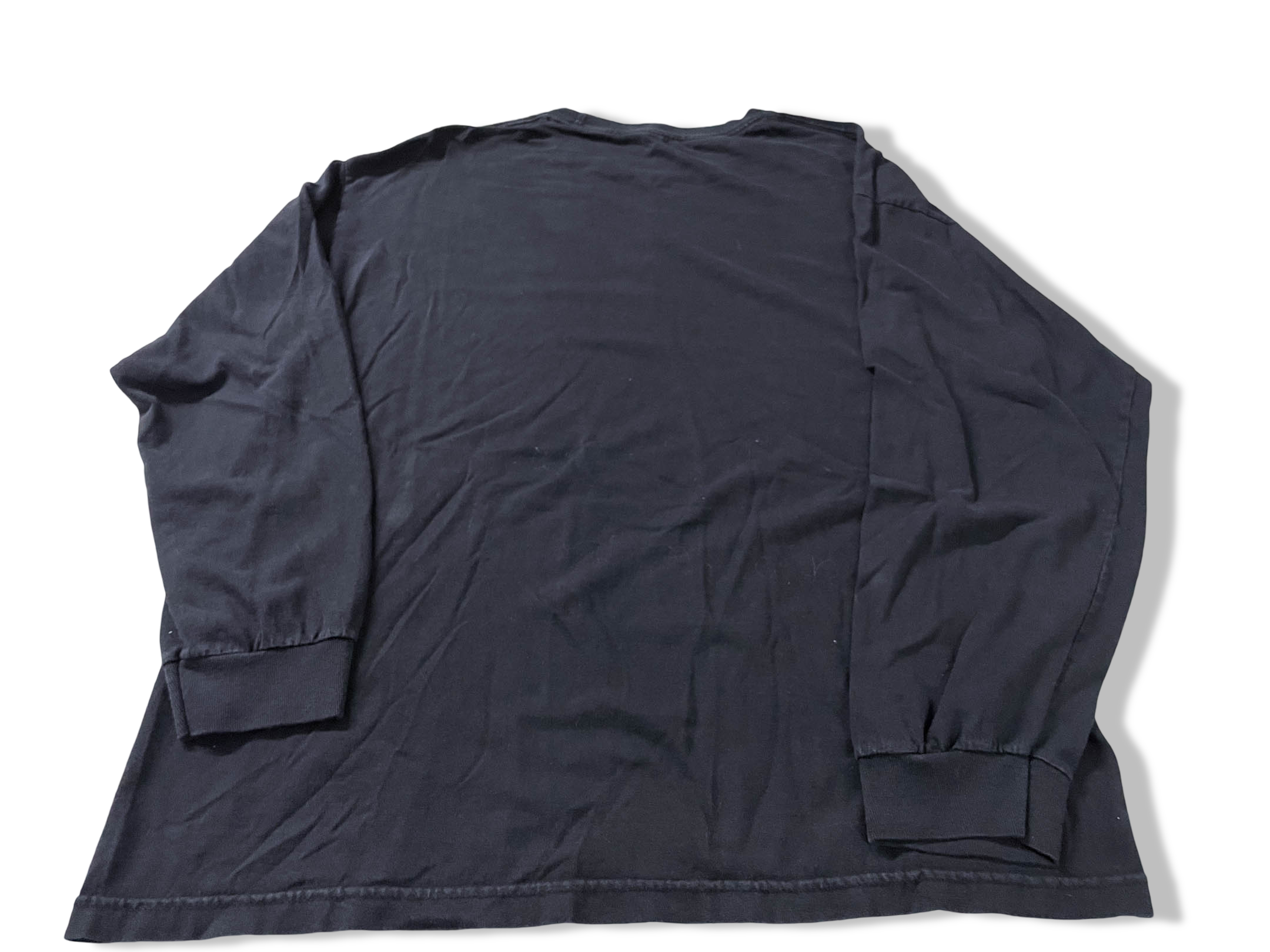 Vintage Men's Angel fire new Mexico Graphics black long sleeve tees in L|L29 W22|SKU 4127