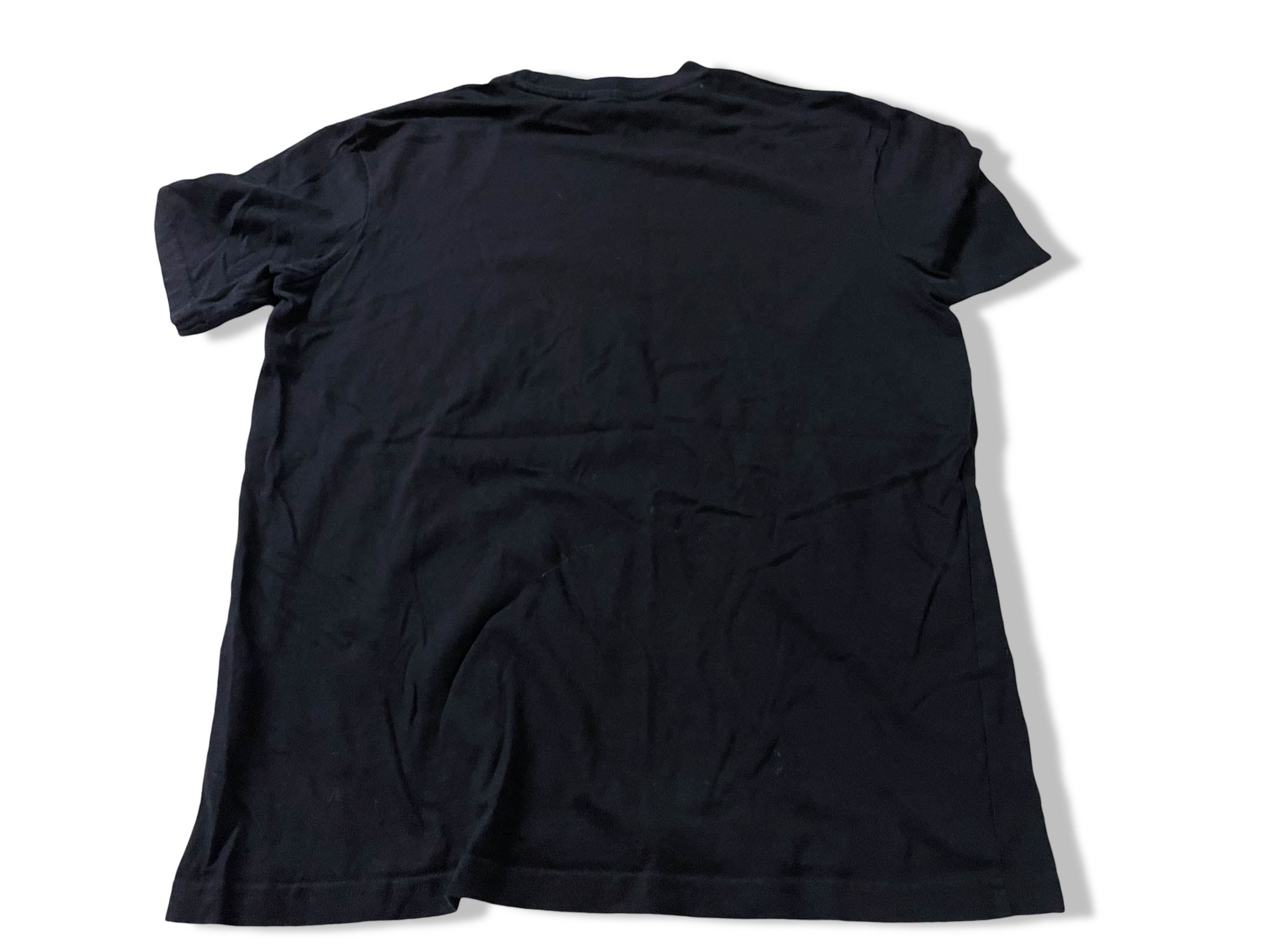 Vintage Men's Black Squad Graphics relaxed fit tees in XS|L27 W19| SKU 4128