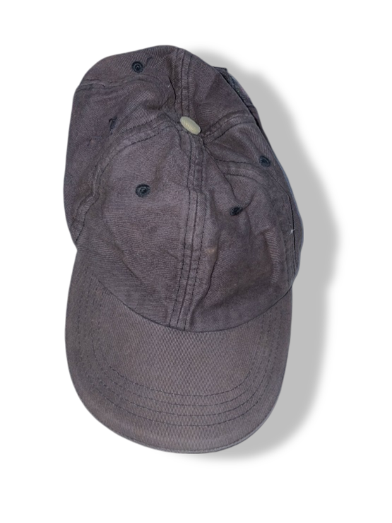 Vintage grey plain baseball cap| SKU 4879