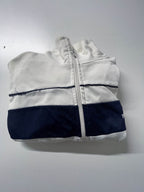 Vintage Women's white Puma full zip high neck track top in M|L28 W21|SKU 3890