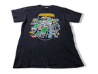 Vintage Men's Fruit of the loom Pubs of Dublin graphics black tees in M|L27 W18|SKU 4130