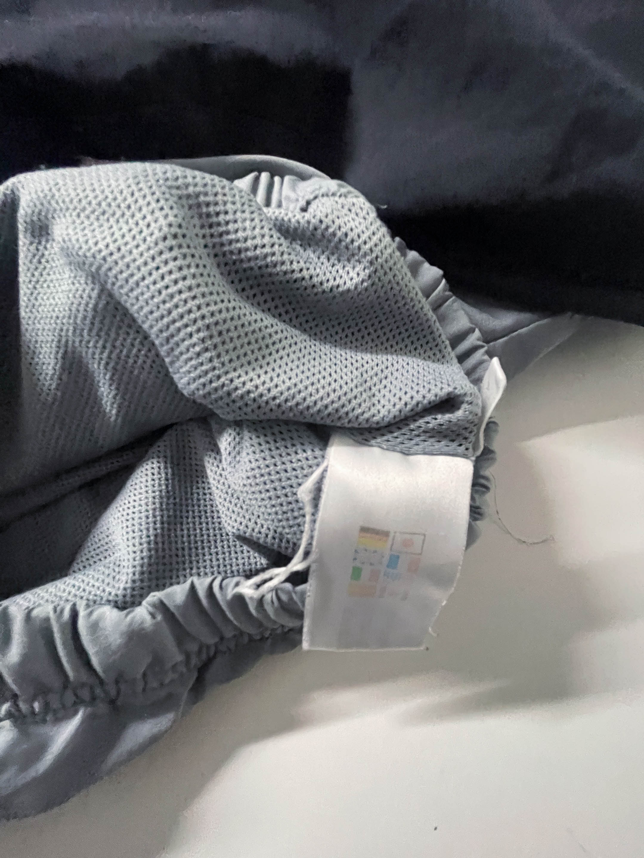Vintage Men's Adidas Grey colorblock full zip track top in L made in Indonesia|L29W23|SKU 3894