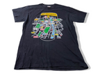 Vintage Men's Fruit of the loom Pubs of Dublin graphics black tees in M|L27 W18|SKU 4130