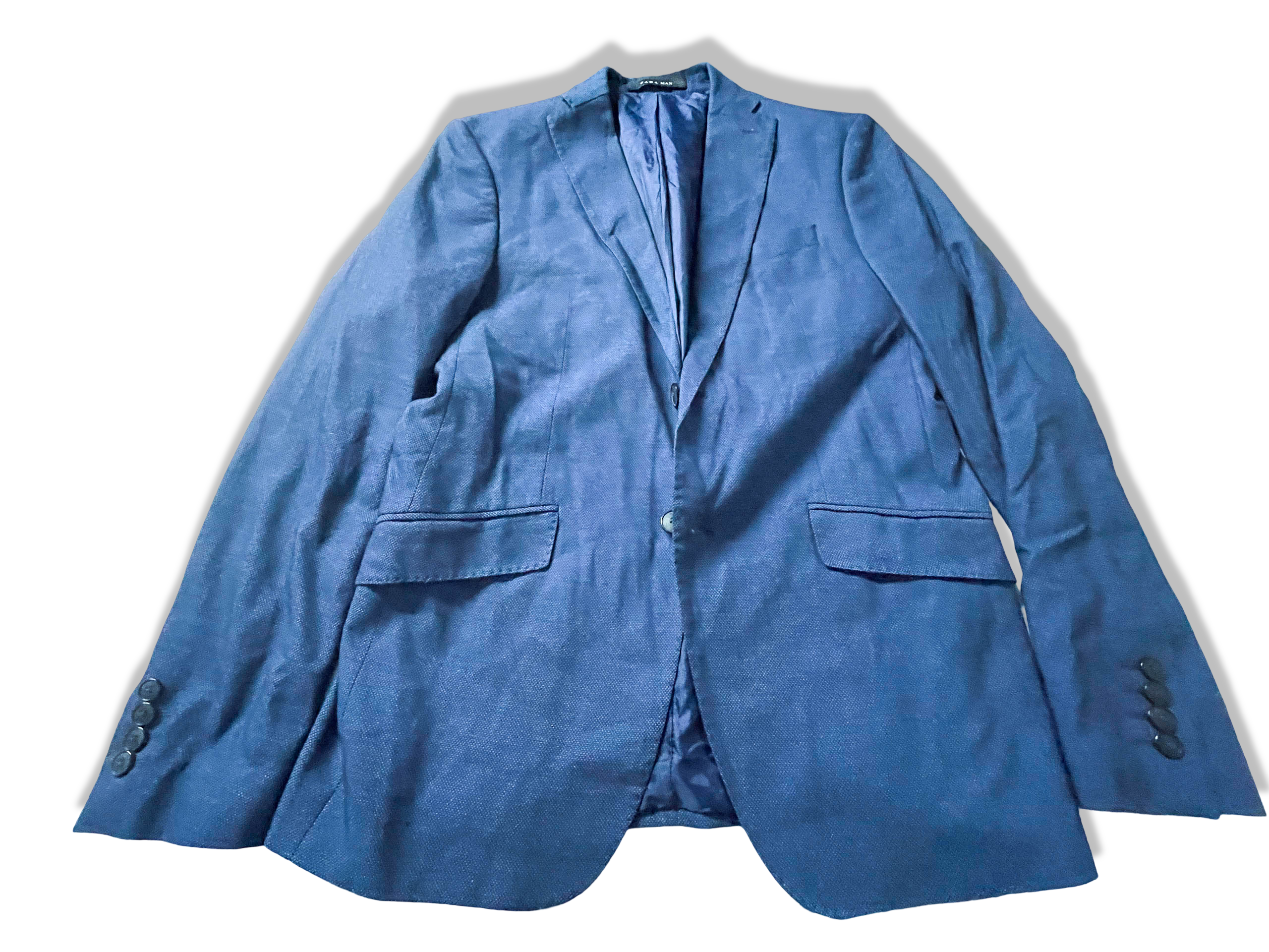 Zara Man Blue classic fit made in Turkey blazers in EU 50 USA 40|L32W22|SKU 3898