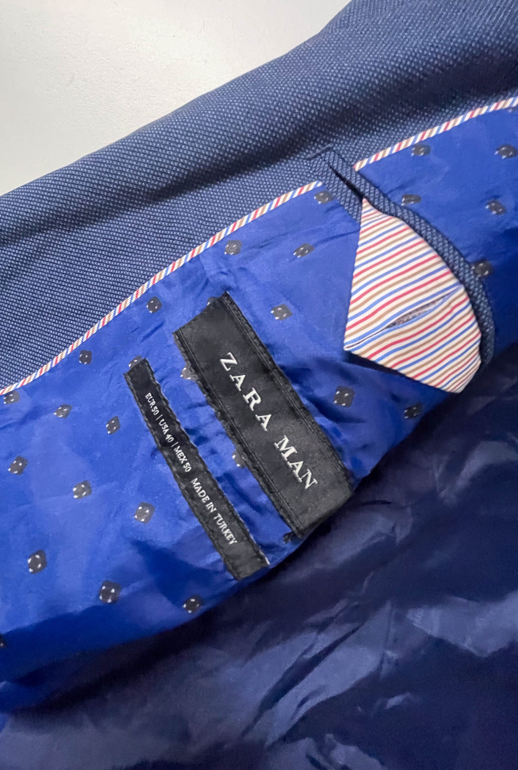 Zara Man Blue classic fit made in Turkey blazers in EU 50 USA 40|L32W22|SKU 3899