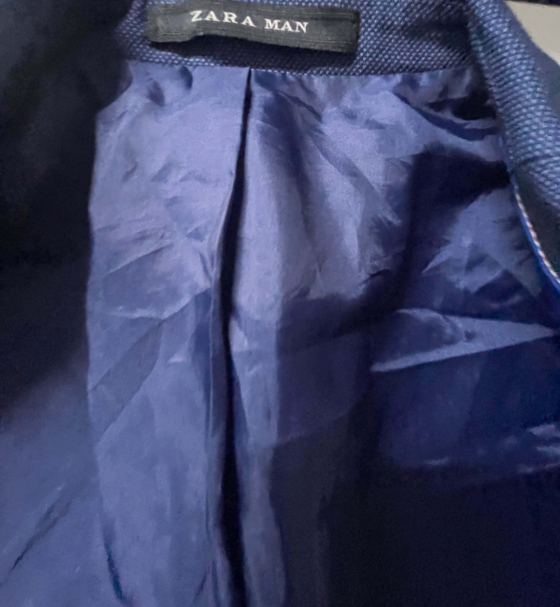 Zara Man Blue classic fit made in Turkey blazers in EU 50 USA 40|L32W22|SKU 3899