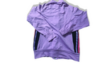 Vintage women's purple Adidas full zip high neck track top in M|L26 W17|SKU 3913