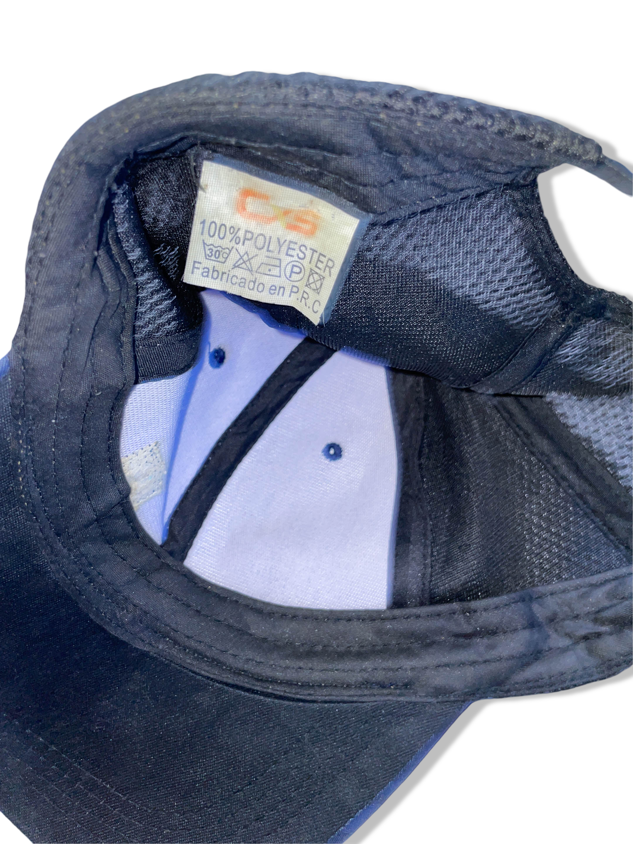 Vintage Madrid CXS blue camouflage trucker cap | SKU 4962