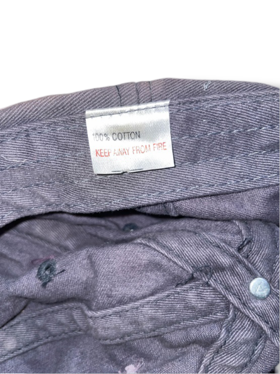 Vintage grey plain baseball cap| SKU 4879