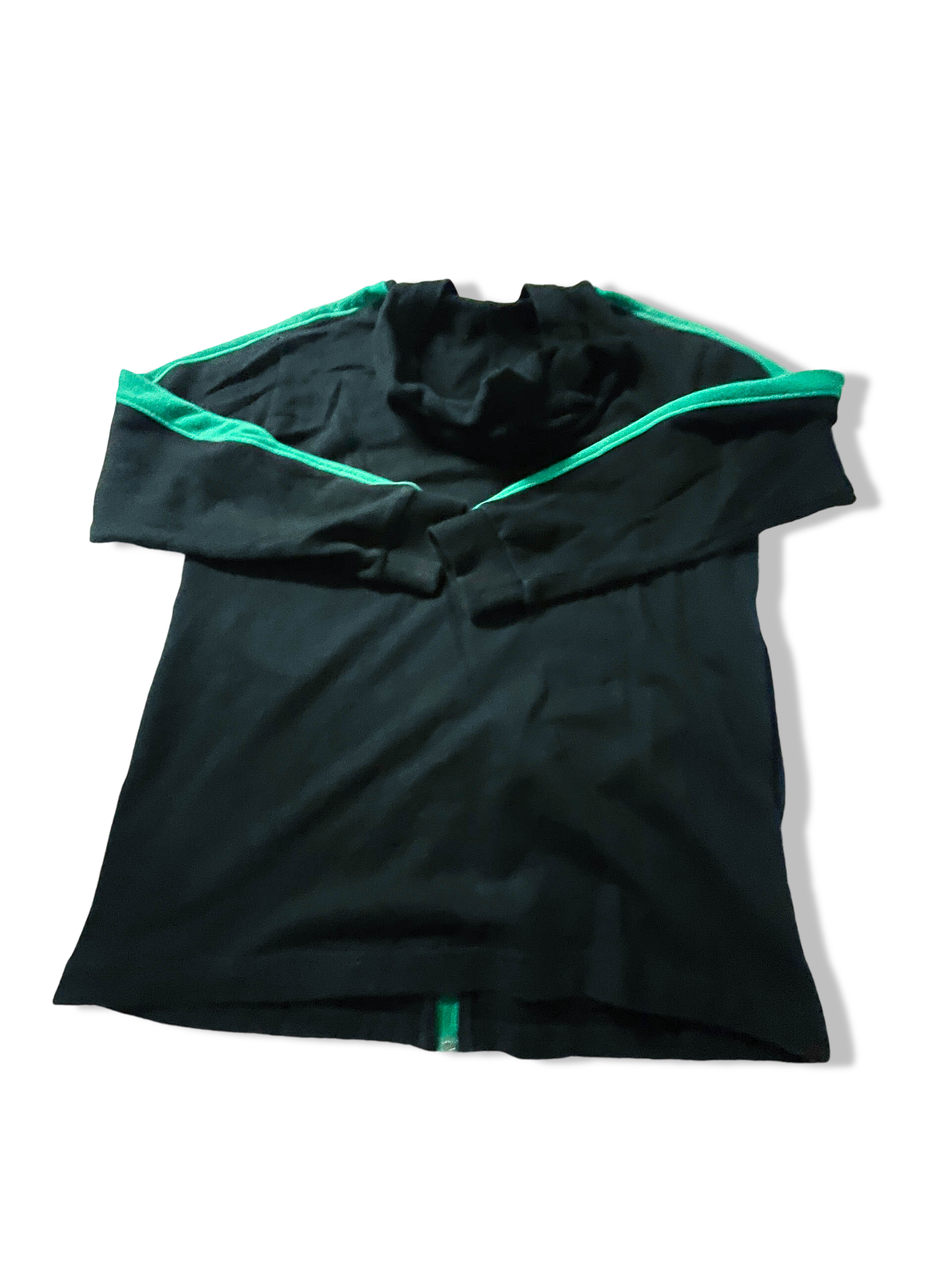 Vintage Women's black Puma full zip hoodie jacket in M|L25 W18|SKU 3918