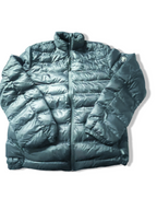 Black Men's puffer padded large full zip jacket|L30 W23|SKU 3919