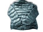 Black Men's puffer padded large full zip jacket|L30 W23|SKU 3919