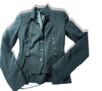 Vintage Black Women's Military blazer jacket in XS/S|L23 W 11