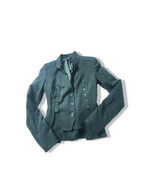 Vintage Black Women's Military blazer jacket in XS/S|L23 W 11