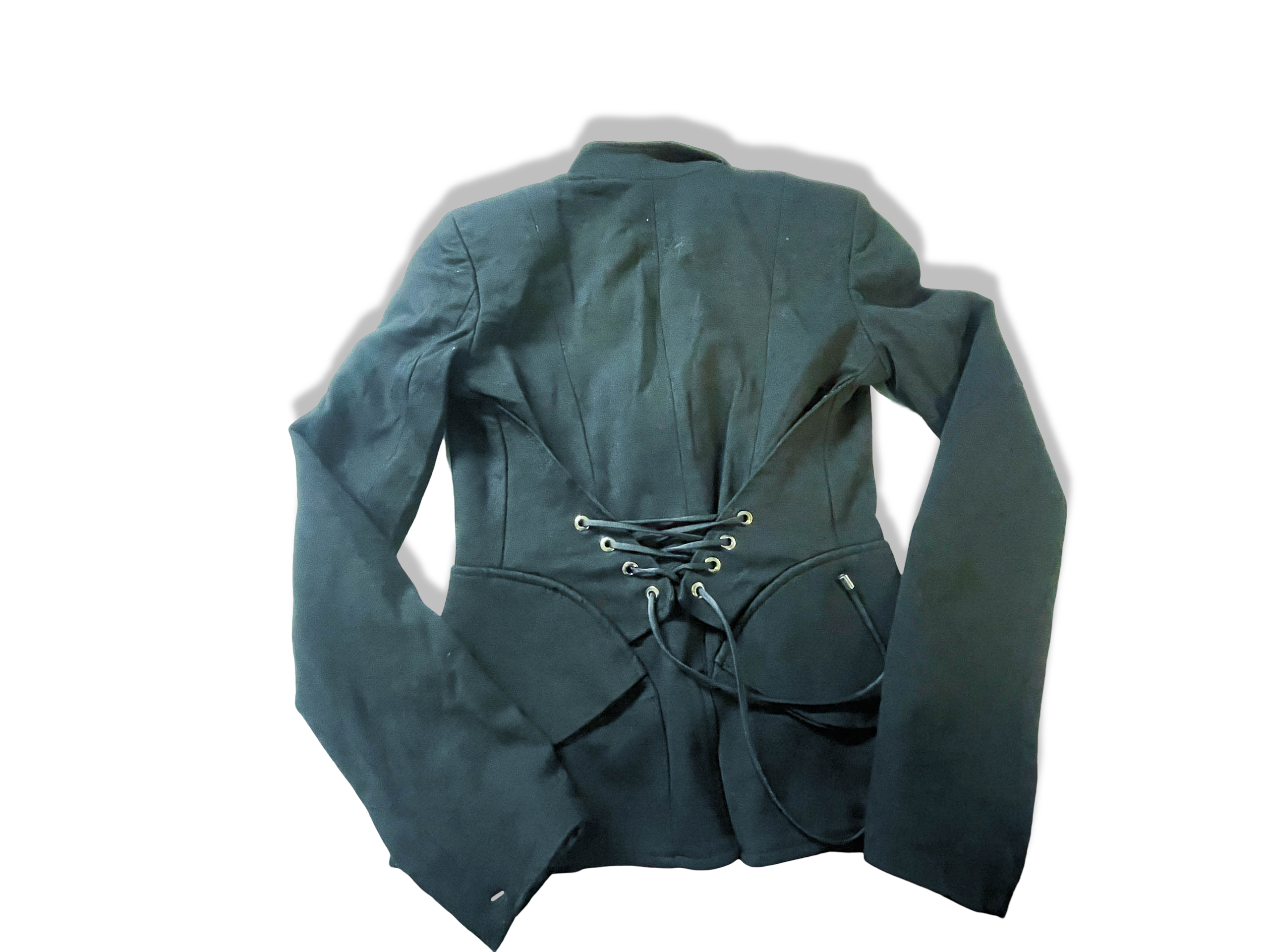 Vintage Black Women's Military blazer jacket in XS/S|L23 W 11