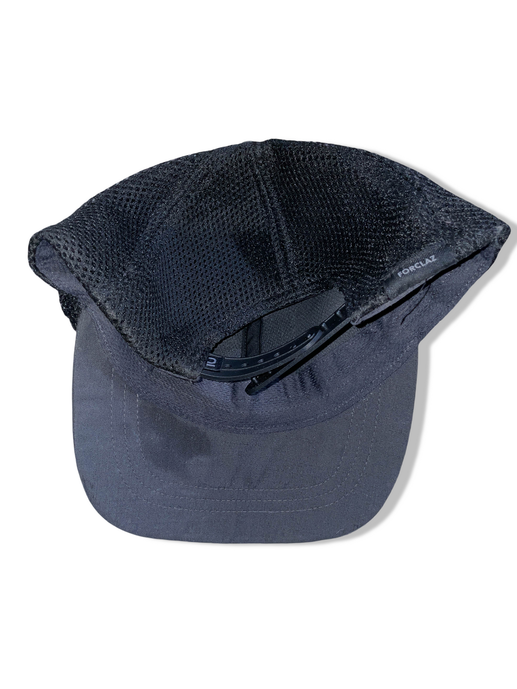 Vintage men's Travel never ends crest grey & black colourblock trucker ...