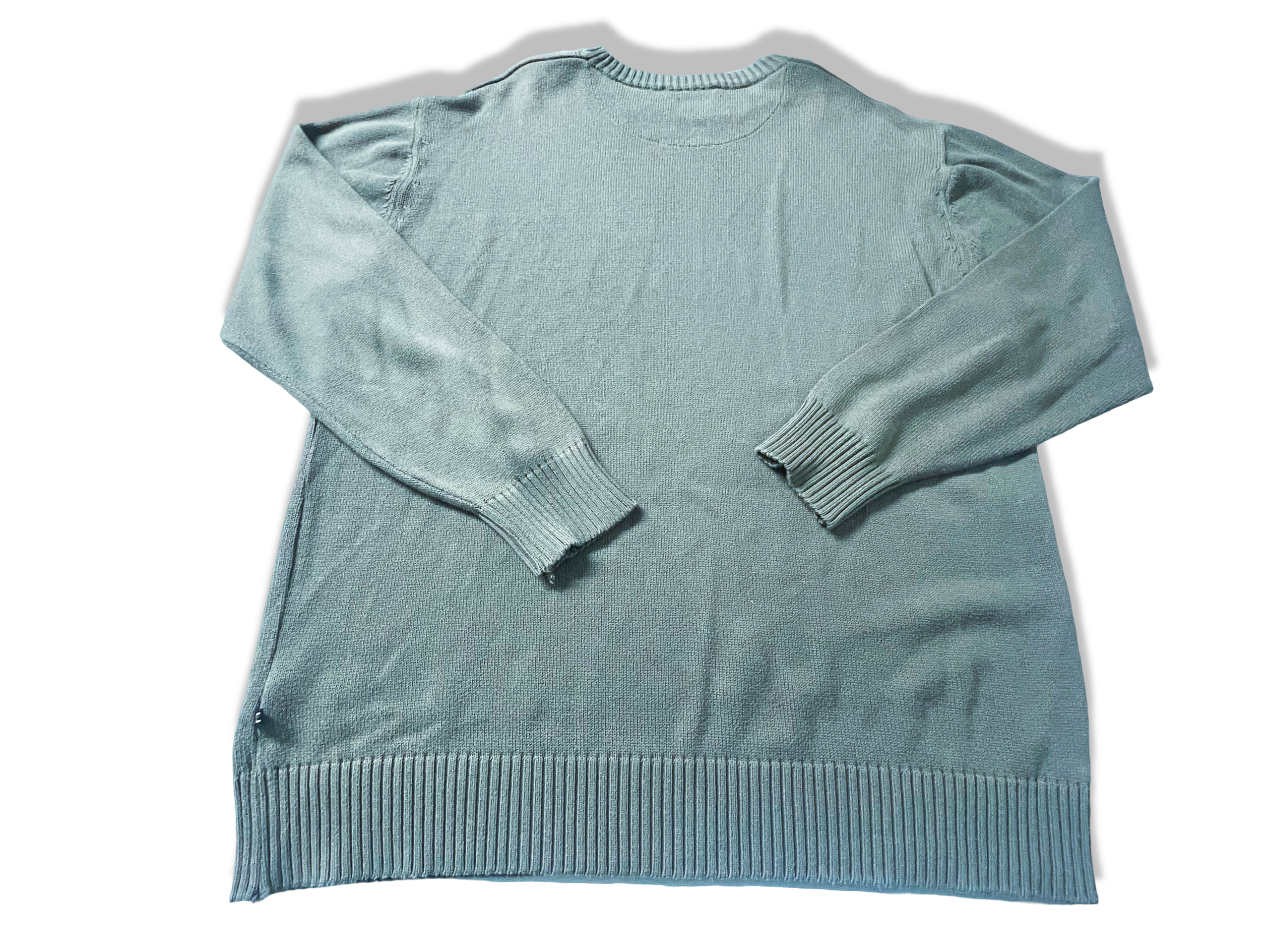 Vintage Men's Casamoda brown crew neck sweatshirt in XL|L28 W25|SKU 3926