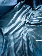 Vintage Everyone Navy blue men's casual fit blazer in L|L 33 W18| SKU 3929