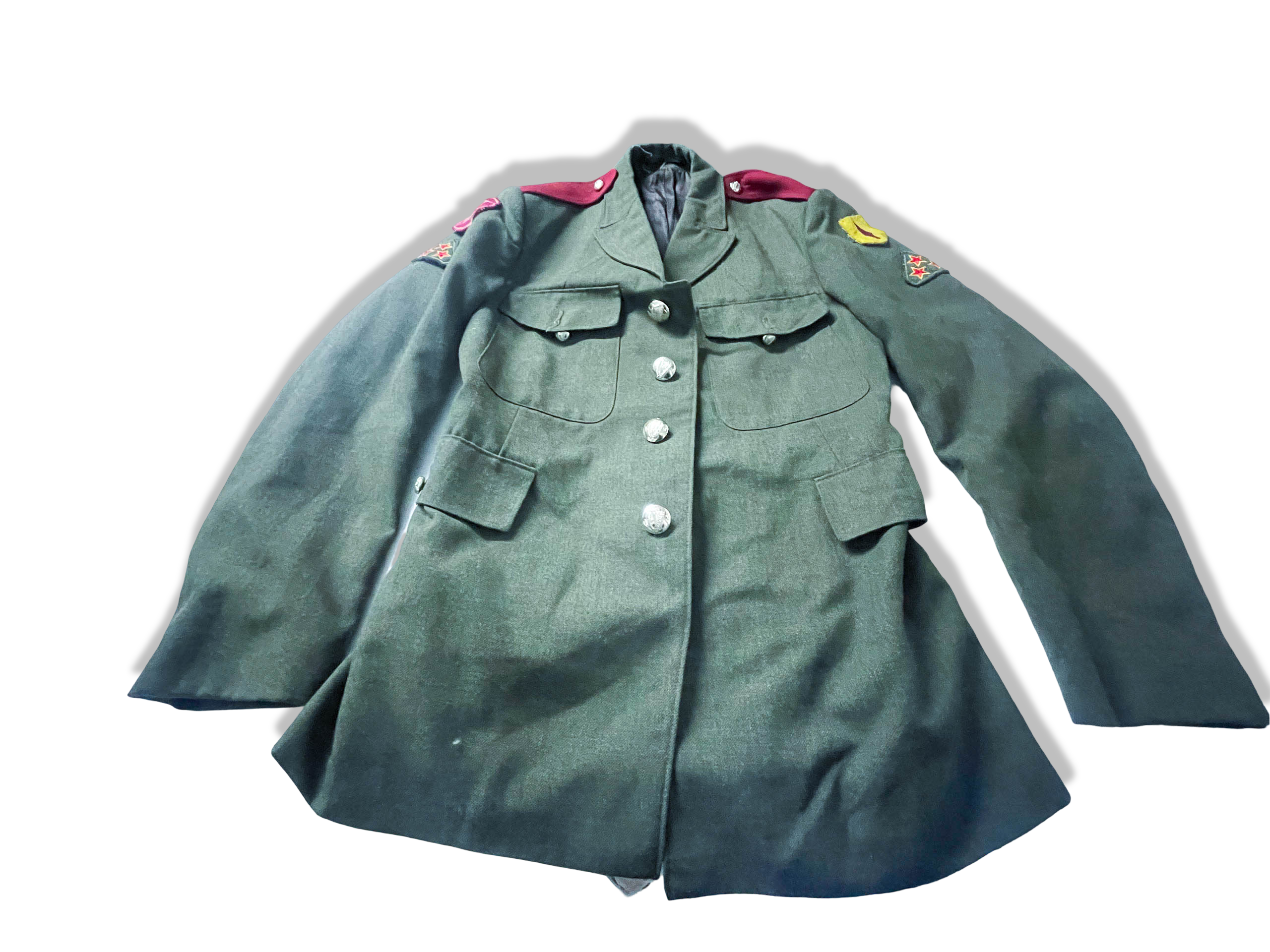 Vintage Irish Military green blazer in M|L32 W19|SKU 3932