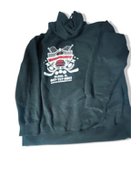 Vintage Independent Men's oversize grey full zip hoodie in XL|L32 W28|SKU 3934