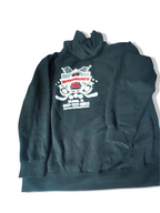 Vintage Independent Men's oversize grey full zip hoodie in XL|L32 W28|SKU 3934