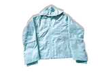 Vintage FRN by Fransa Women's Turquoise full zip polyester hoodie in M|L25W20|SKU 3938