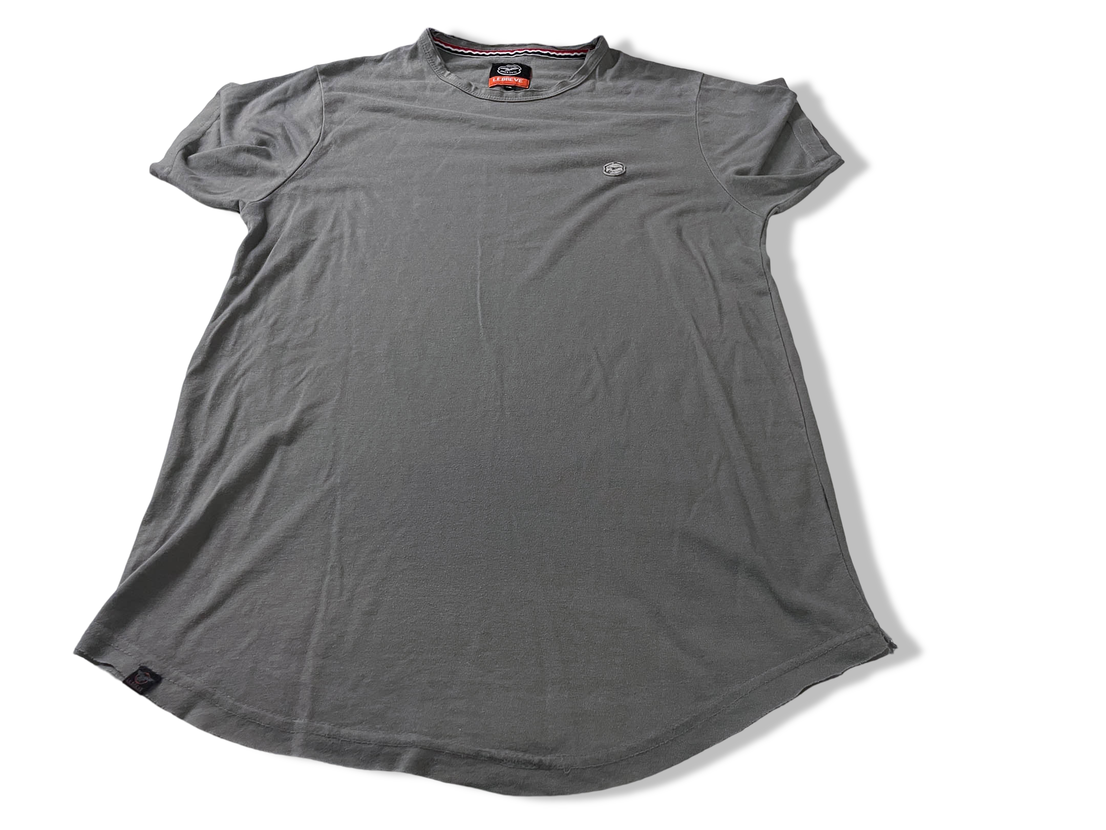 Vintage LeBreve 90's grey medium short sleeve tees|L29 W18|SKU 4134