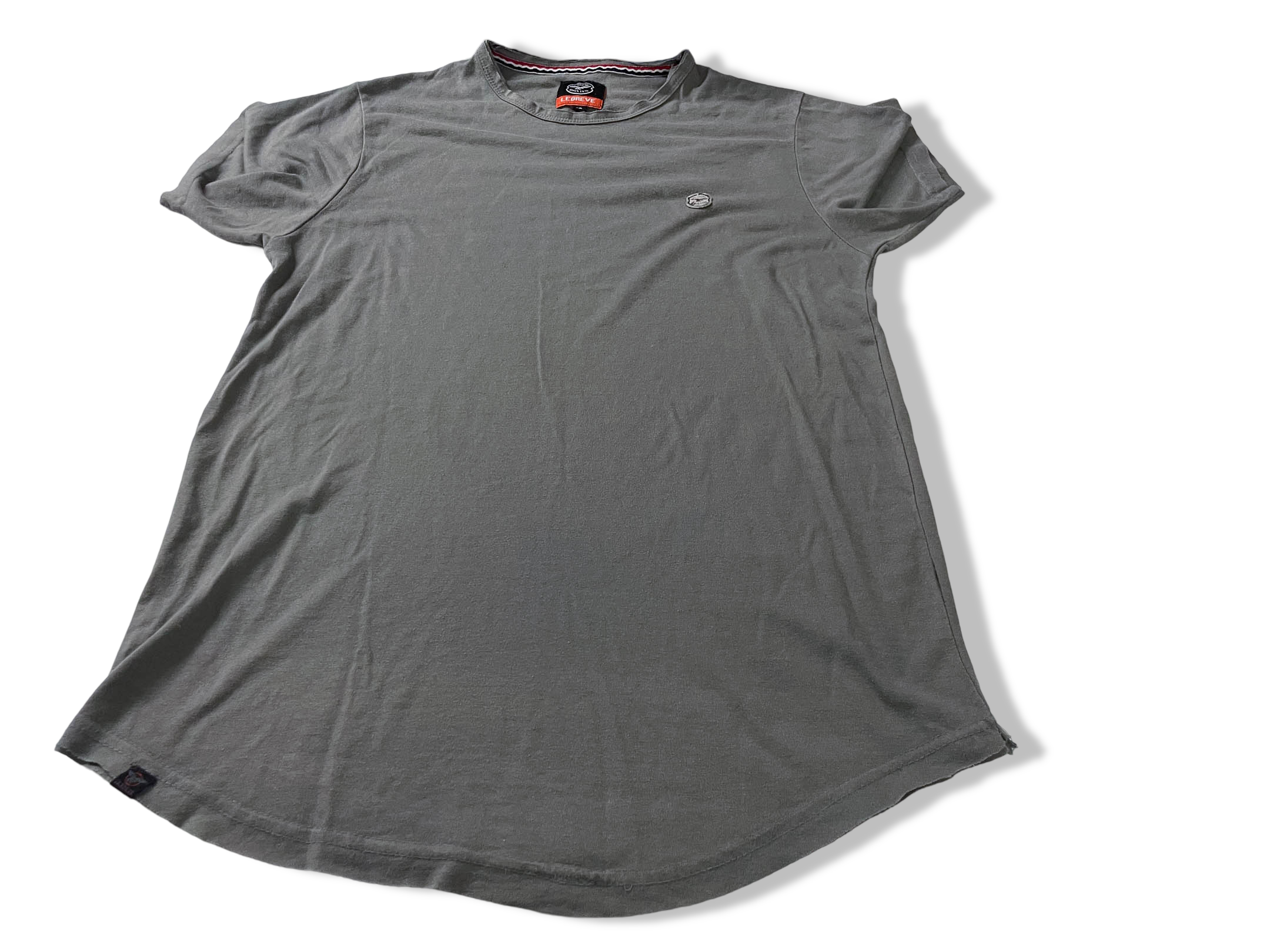 Vintage LeBreve 90's grey medium short sleeve tees|L29 W18|SKU 4134