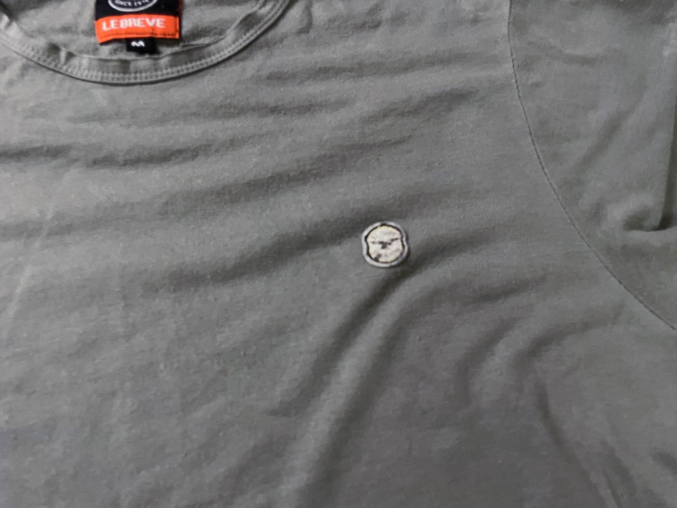 Vintage LeBreve 90's grey medium short sleeve tees|L29 W18|SKU 4134