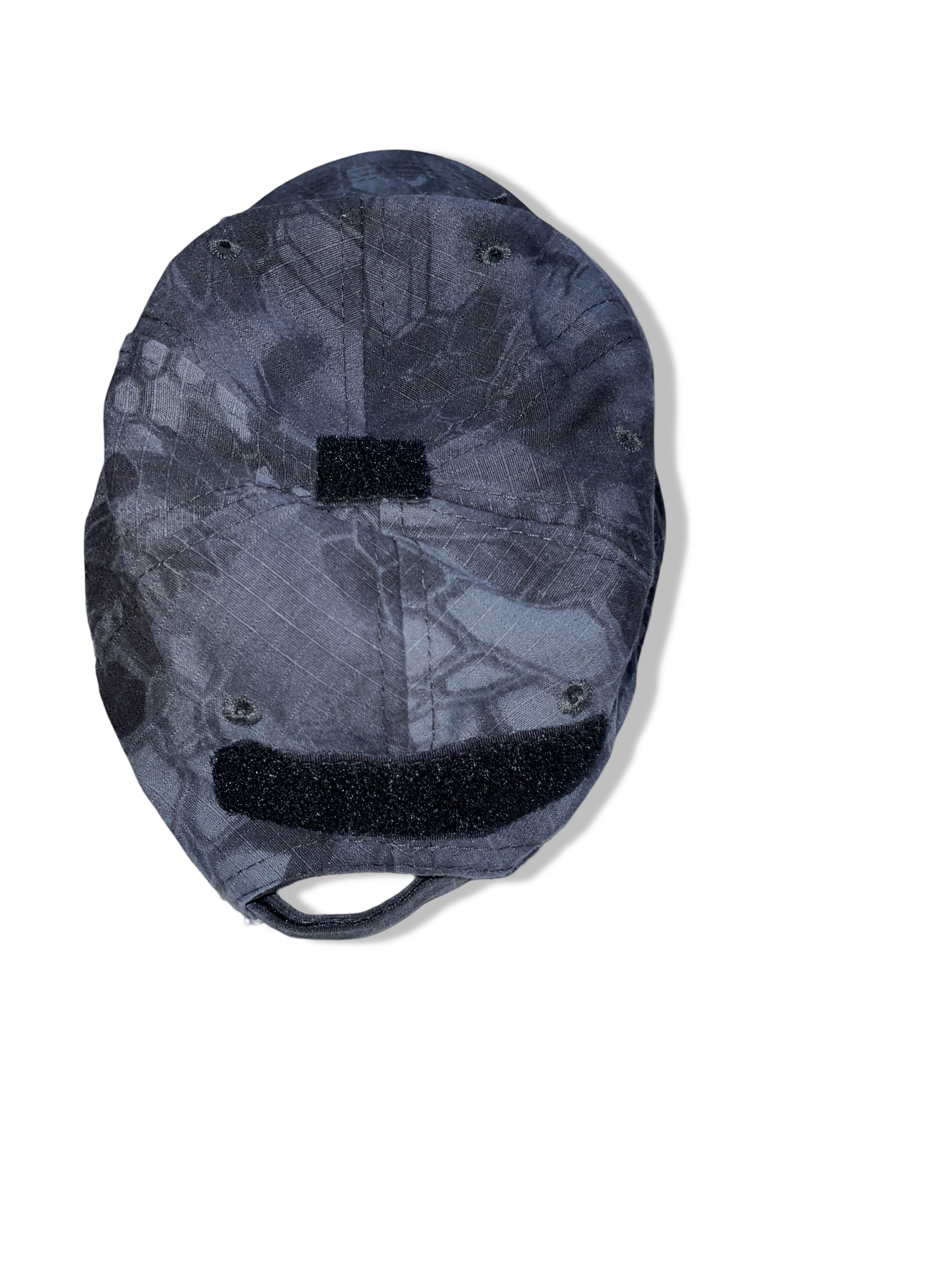 Vintage grey geometric print baseball cap| SKU 4967