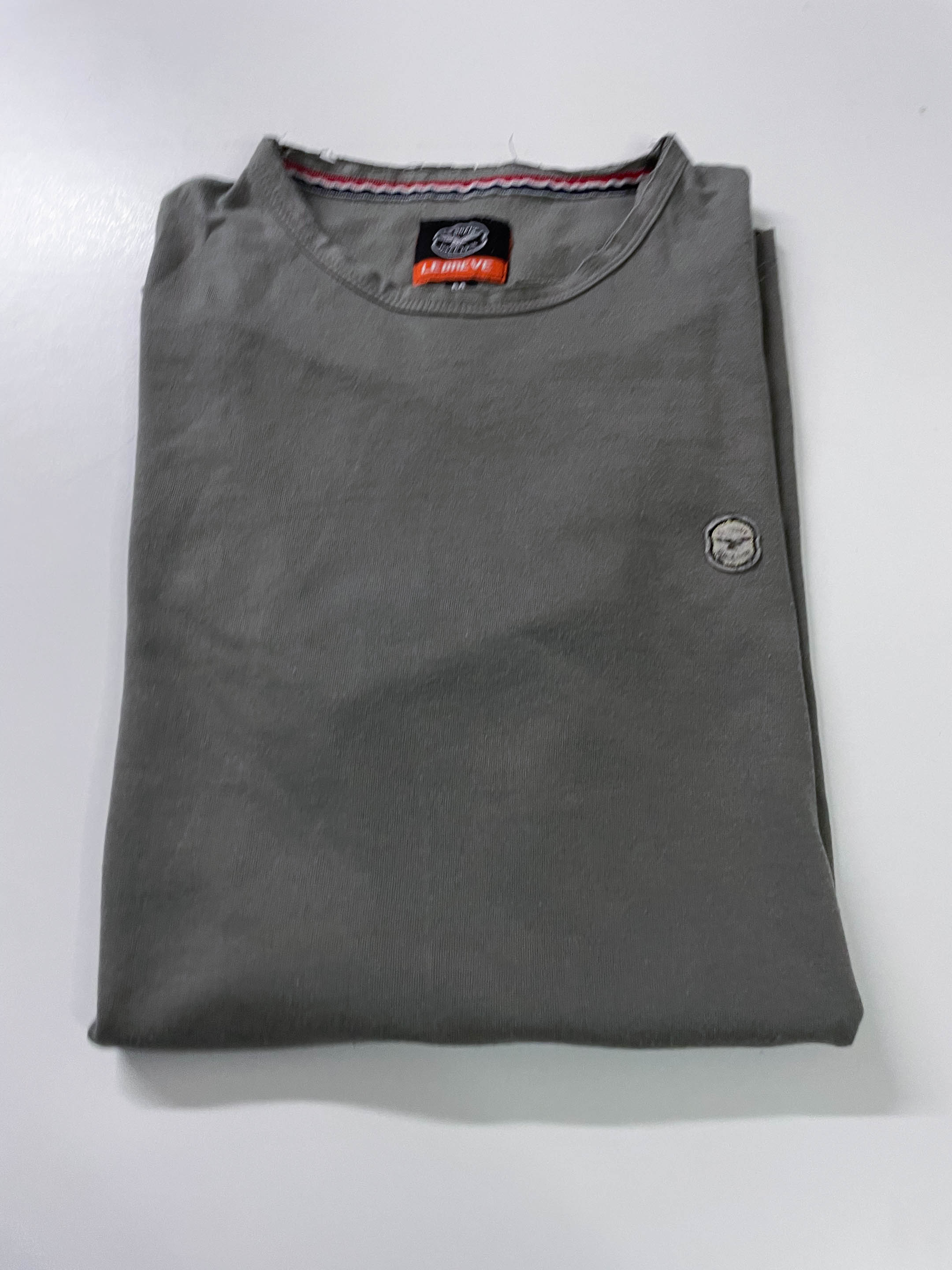 Vintage LeBreve 90's grey medium short sleeve tees|L29 W18|SKU 4134