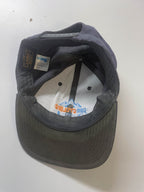 Vintage blue classic Yupoong retro snap cap with Inn cycling print| One size