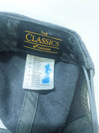 Vintage blue classic Yupoong retro snap cap with Inn cycling print| One size
