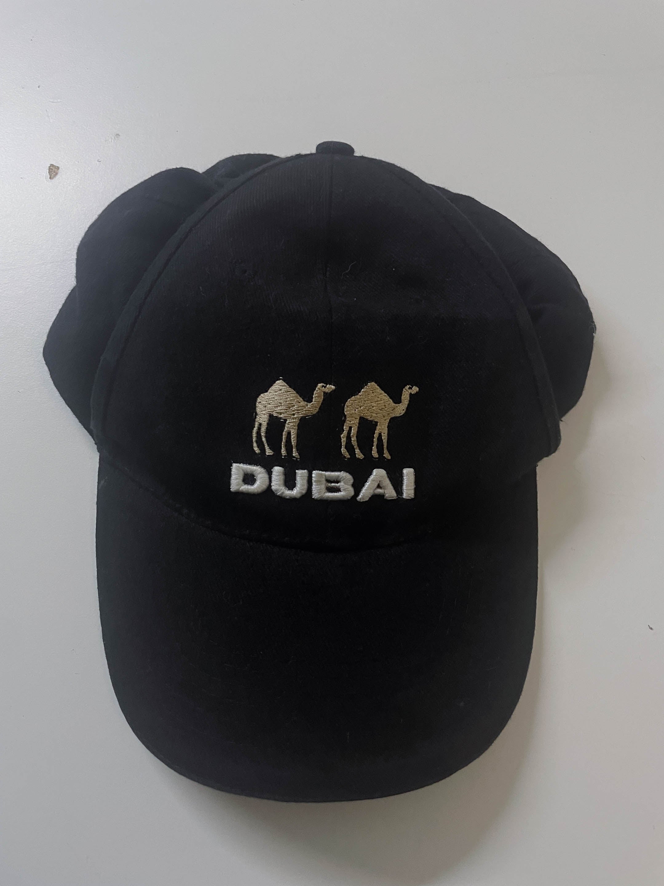 Vintage Black Pakaru Dubai print mens baseball cap|One size| SKU 3955