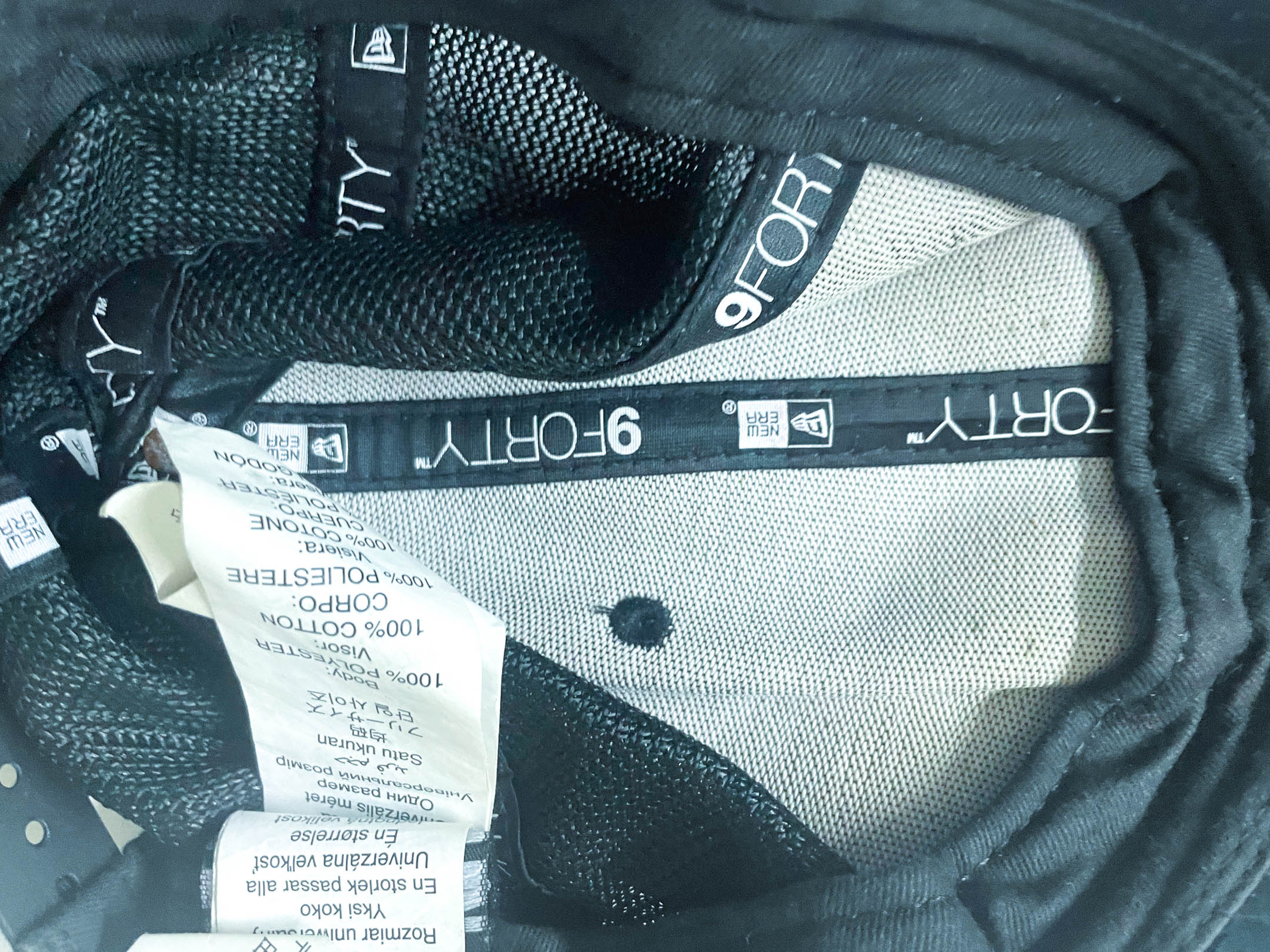 Vintage Black stripe New Era 9forty Oakley golf tucker cap made in china| SKU 3957| One size