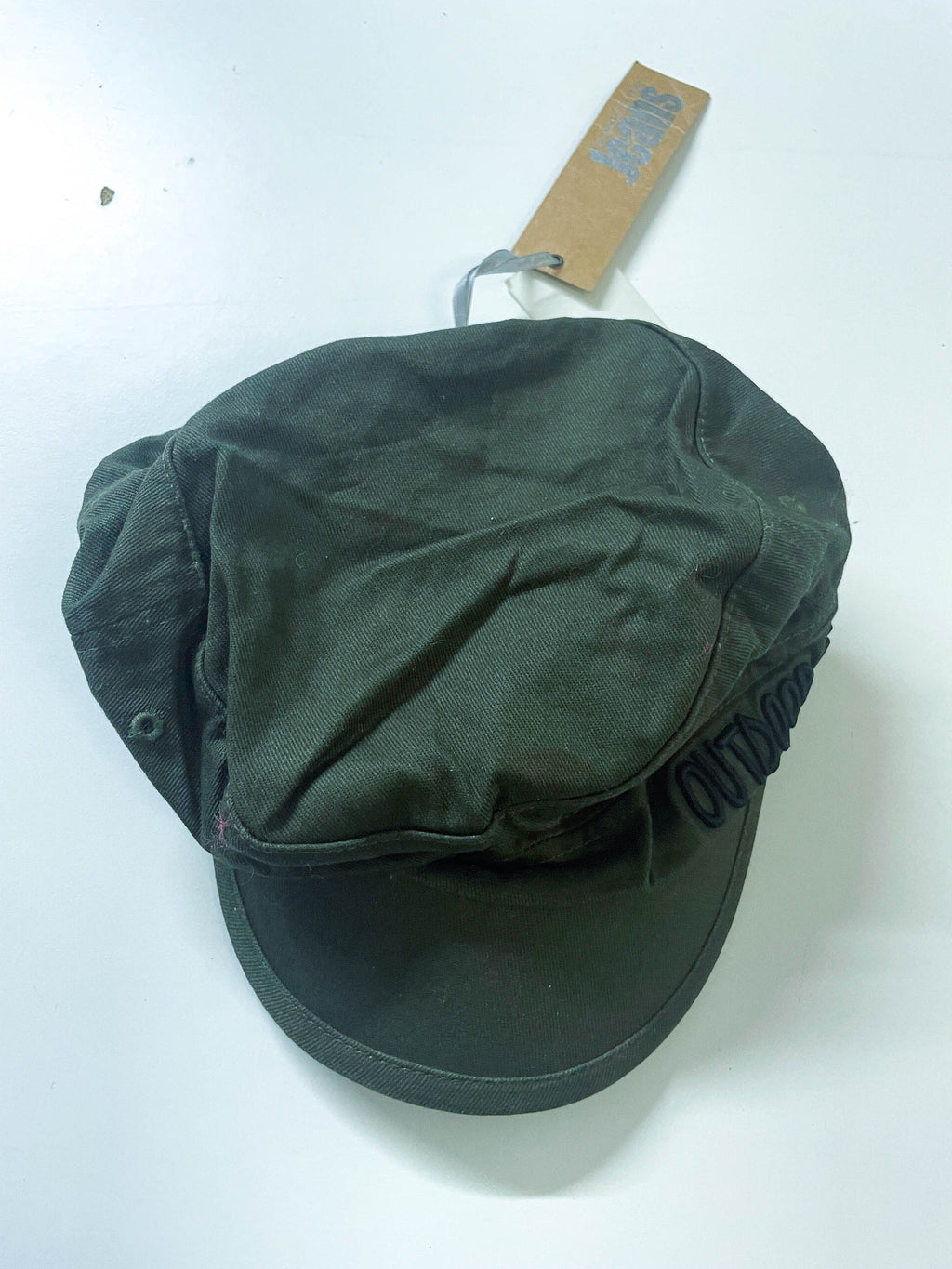 New Women's Peacebird jeans army green military beret cap with tag|SKU 3959|ONE SIZE