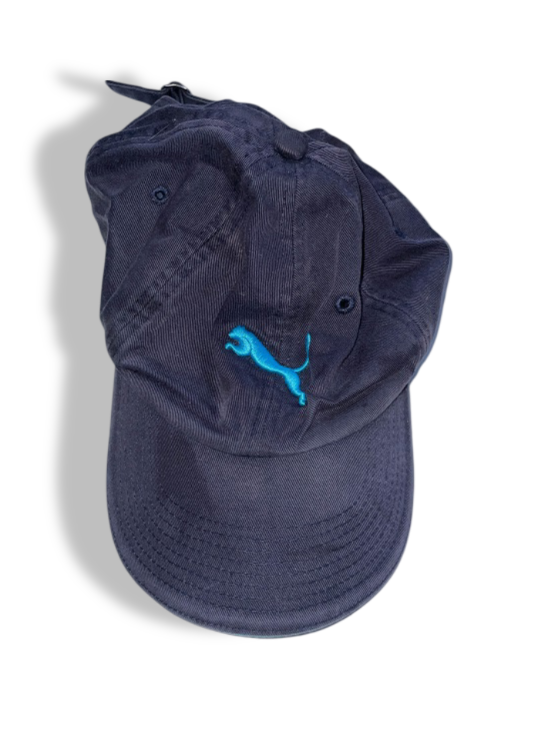 Vintage men's blue Puma baseball cap| SKU 4970