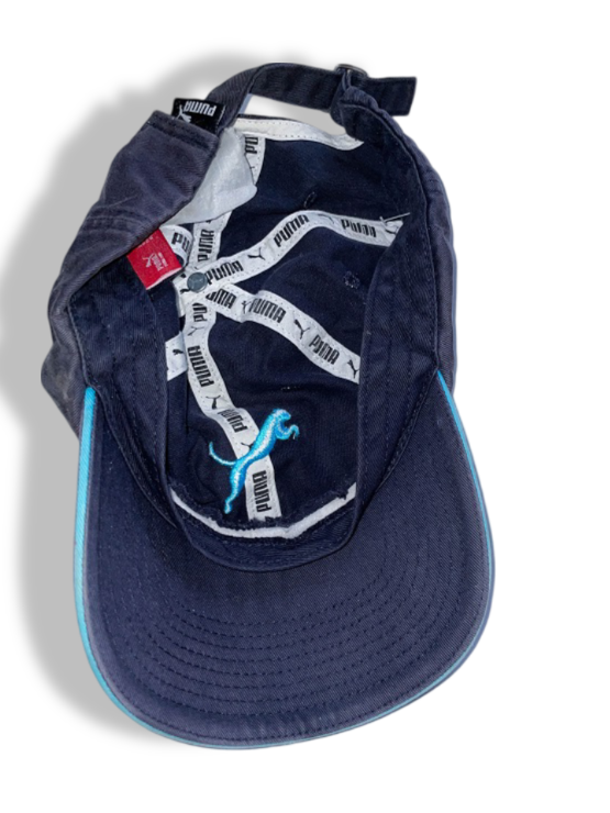 Vintage men's blue Puma baseball cap| SKU 4970