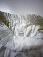 Vintage women's white wide leg trouser size 38|L27 W26| SKU 3961